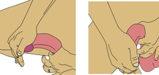 flexes the penis for enlargement