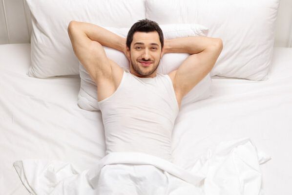 man with enlarged penis massage